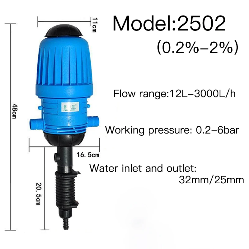 Fertilizer Injector Livestock Farming Chemical Fertilizer Injector Dispenser Proportioner Dosing Automatic Device Pump Tools