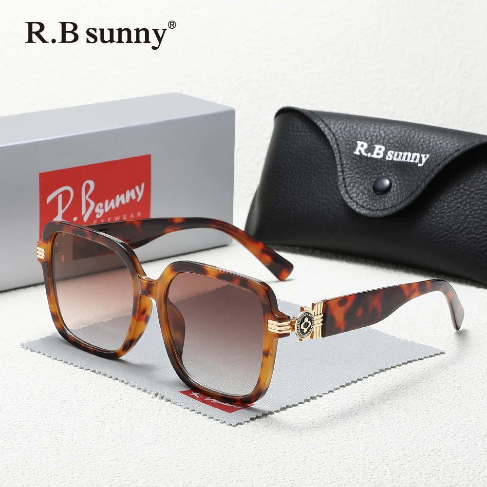 RBsunny نظارات شمسية جديدة فاخرة للسيدات للقيادة مضادة للوهج عصرية مستقطبة UV400 نظارات نسائية عصرية للسفر في الهواء الطلق بإطار كبير #1