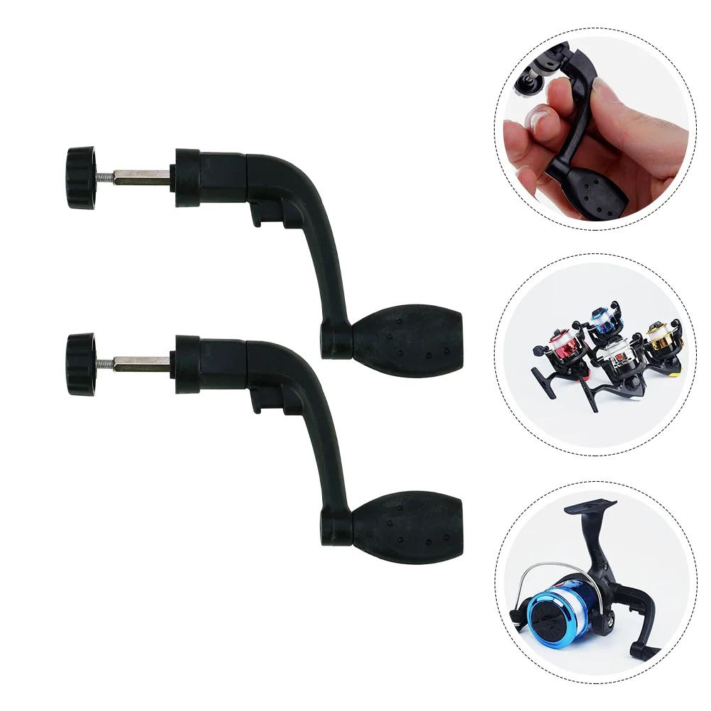 교체용 릴 핸들 강 플로트, 성인용 헤비 듀티 낚시 스피너 스윙 암 액세서리, 교체 가능한 스트랩, 2 개 