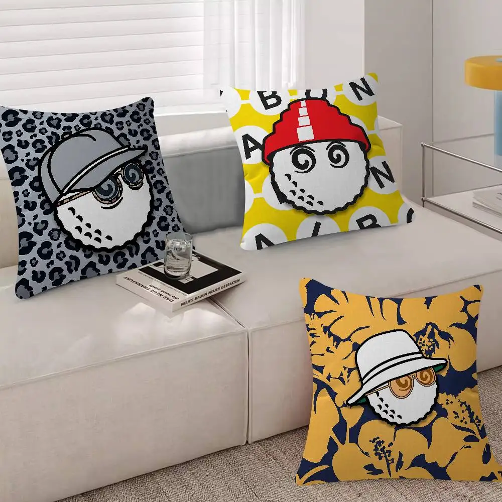 L-Leisure-M-Golf-M-Malbones Cushion Office Cushion Pillowcase Car Cushion Cover45X45CM Lumbar Pillowcase Sofa Pillowcover