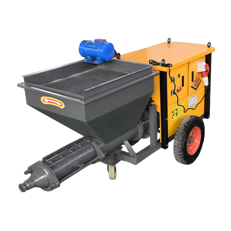 High Quality Wall Plaster Price in India Fully Automatic Cement Sand Spray Mesh Rendering Plastering Machine