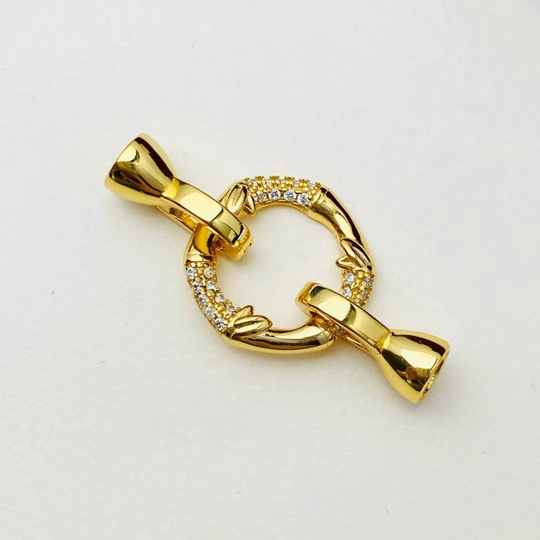 Wholesale DIY 925 Sterling Silver Necklace Bracelet Clasp Hook Jewelry Accessories for 5-15mm Pearls 5pcs/lot