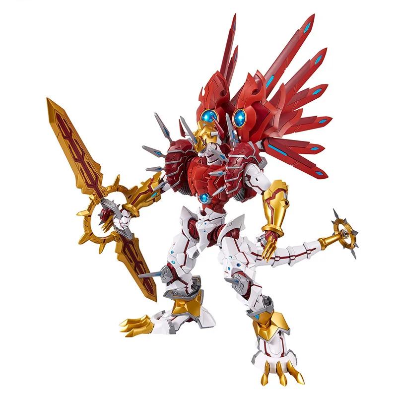 Bandai In shock Figure-rise Standard Amplified SHINEGREYMON METALGREYMONVACCINE Anime Action Figure Assembly Model Kit Robot Toy