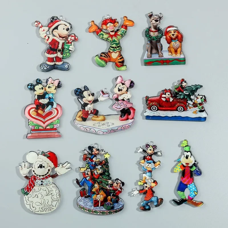 Disney Mickey Minnie Goofy Donald duck animation movie creative holiday gift acrylic pendant personalized cartoon bag pendant