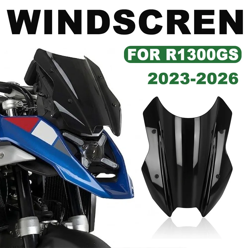 

Motorcycle Wind Deflector Sport Screen Fairing For BMW R1300GS GS 1300 R1300 GS 1300GS 2023-2026 Front Windscreen Windshield