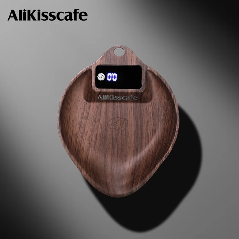 AliKisscafe Coffee Scale Bean Measuring Scales Weighing Display Tray Spray ABS Kitchen Barista Tool Espresso Machine Accessories
