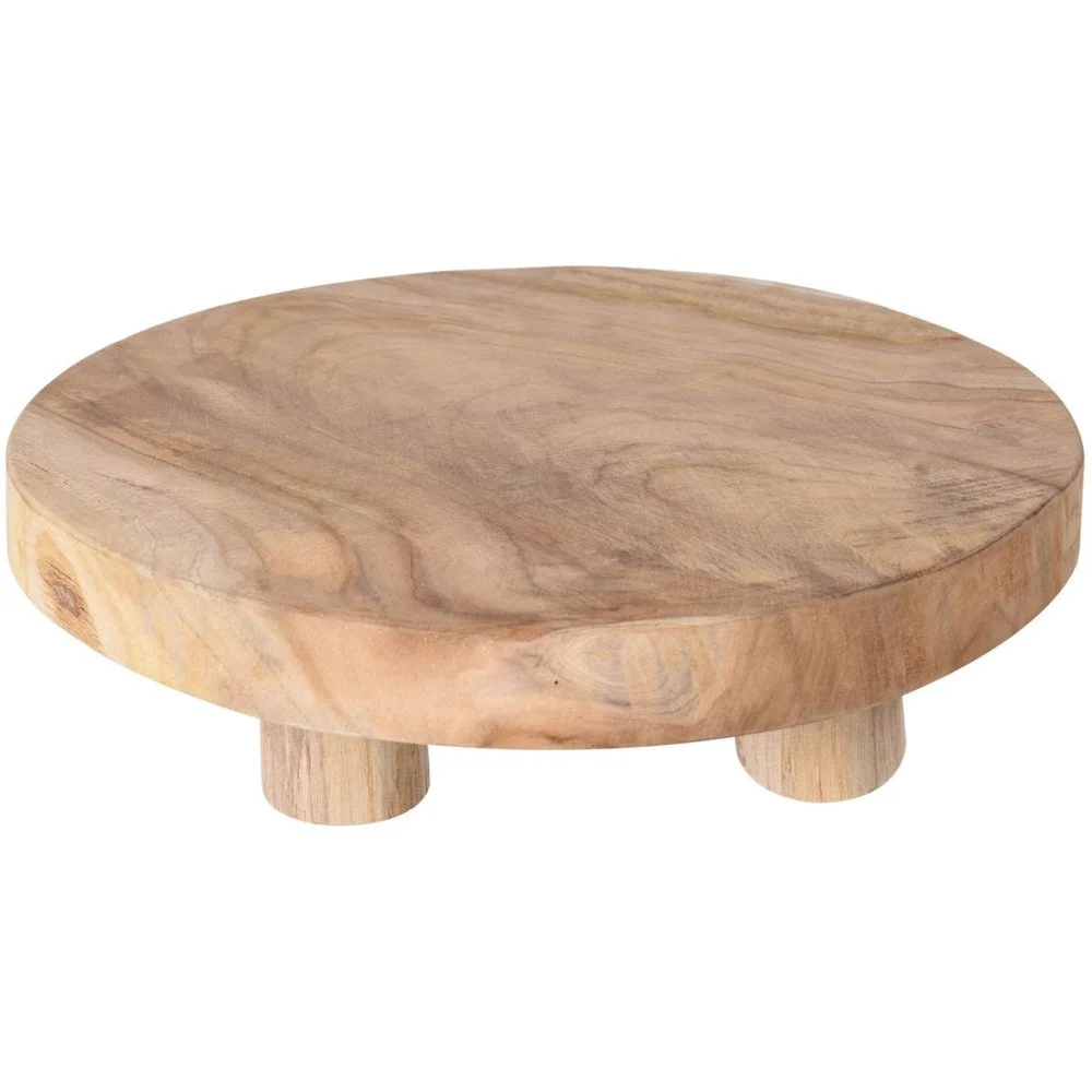 Planche de service en bois sur pieds 30 cm
