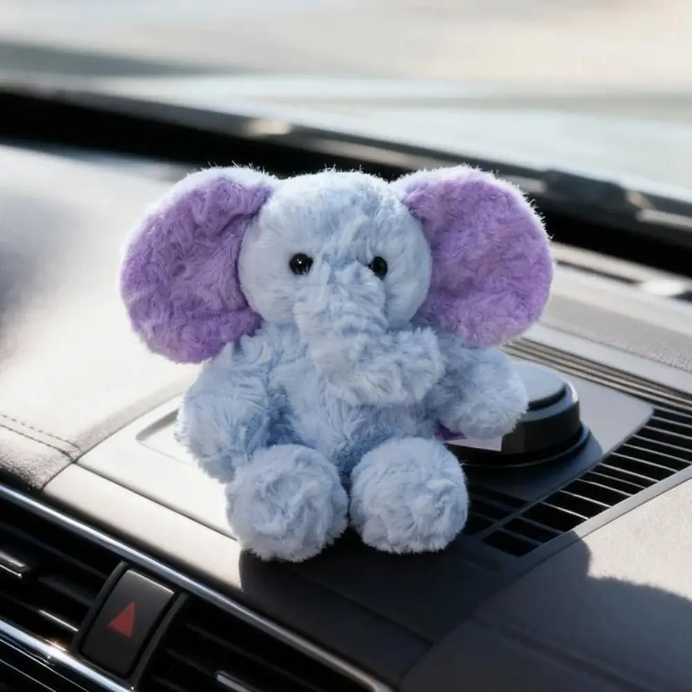 Divano Animali di peluche decorativi Mini elefante Cuscino di tiro in cotone PP Elefante di peluche che dorme 15 cm Elefante Regalo per bambini