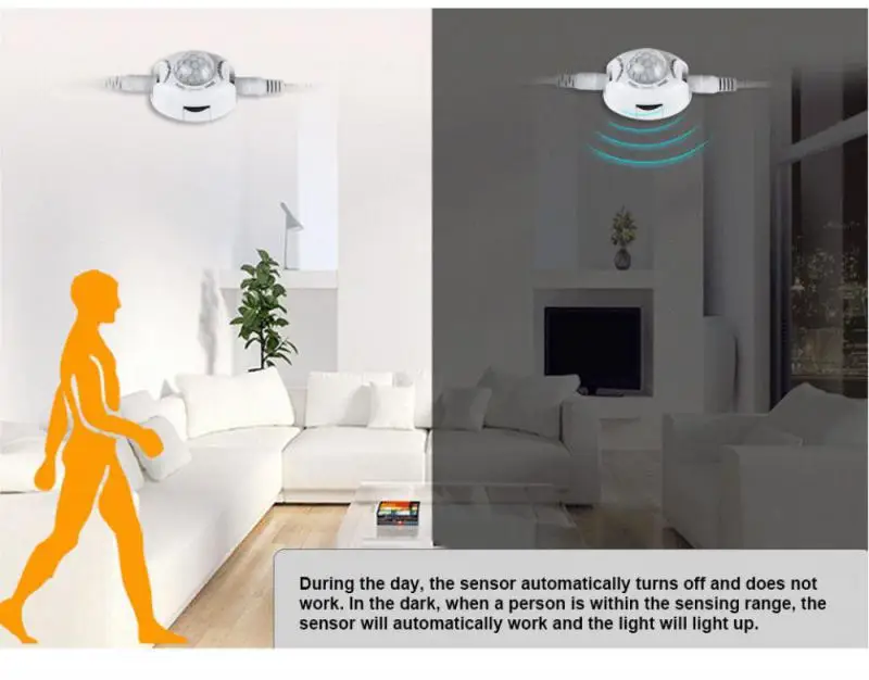 Motion Sensor DC 5V 24V สวิทช์ไฟการเคลื่อนไหวเครื่องตรวจจับเปิดใช้งานจับเวลาอัตโนมัติ PIR Motion Sensor LED Strip Light ModuleSensor