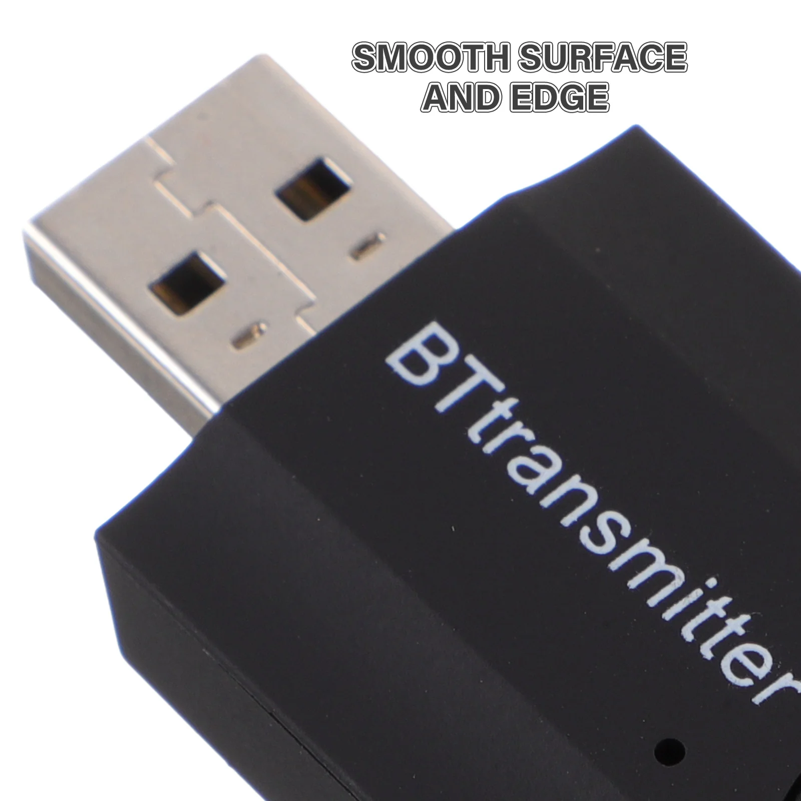 

Transmitter Wireless Portable USB Powered 3.5mm Audio AUX Audio Transmitter for Speaker Headset MP3 MP4(Black)