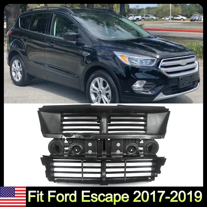 

For 17-19 Ford Escape Front Grille Radiator Control Shutter Assembly Replacement