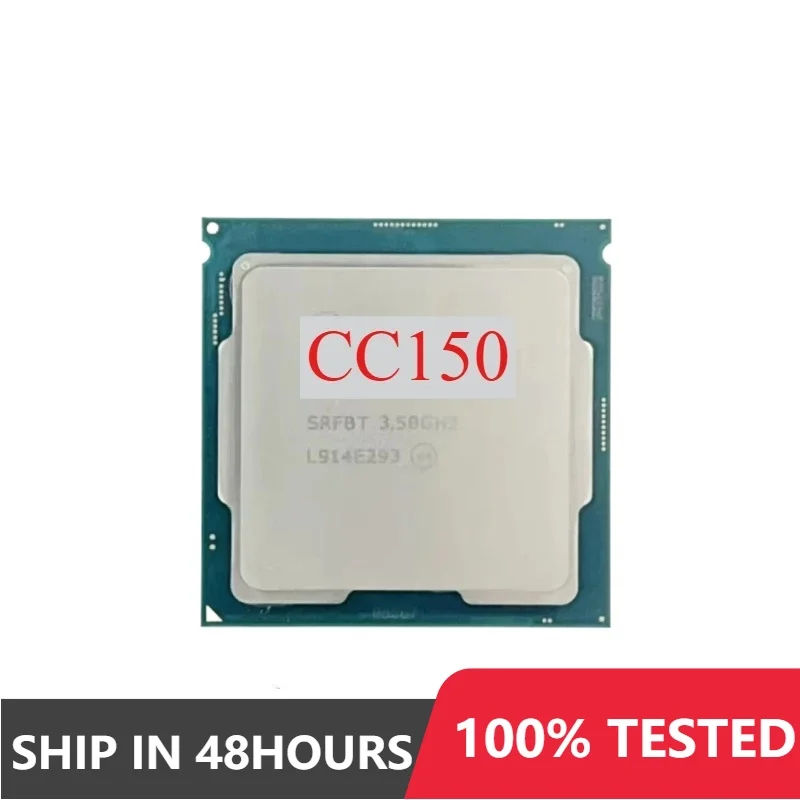 Used Intel CC150 SRFBT 3.5GHz 8-Cores 16-Threads 14nm 95W 9th Gen CPU LGA 1151 Test perfect