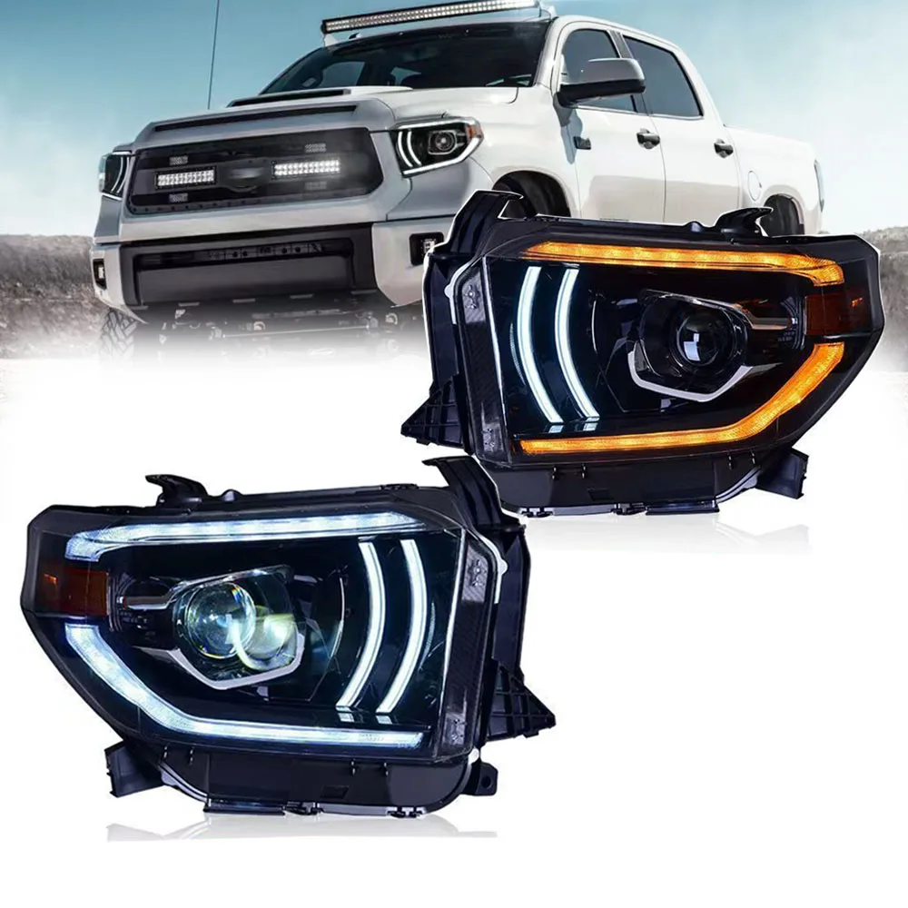 

Car Lights For Toyota Tundra 2014-2019 Upgrade Modified to Dynamic Turn Signal Brake LED Headlight Assembly
