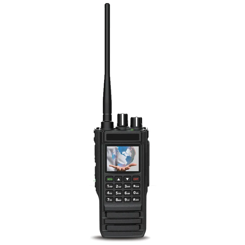 

For Dual Band Walkie Talkie Waterproof IP67 TIERI TIER II DMR Digital Radio with 10W Output Power