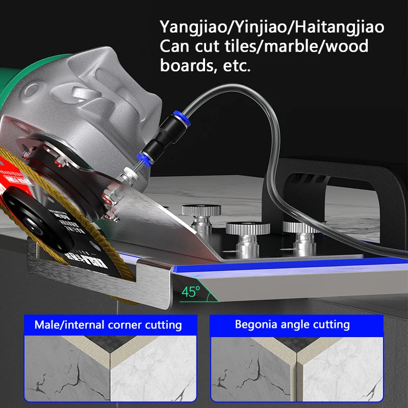 휴대용 100 각도 연마기 타일 모따기, 단단한 목공 벽돌 쌓기 커터, 45 도 모따기, 신제품