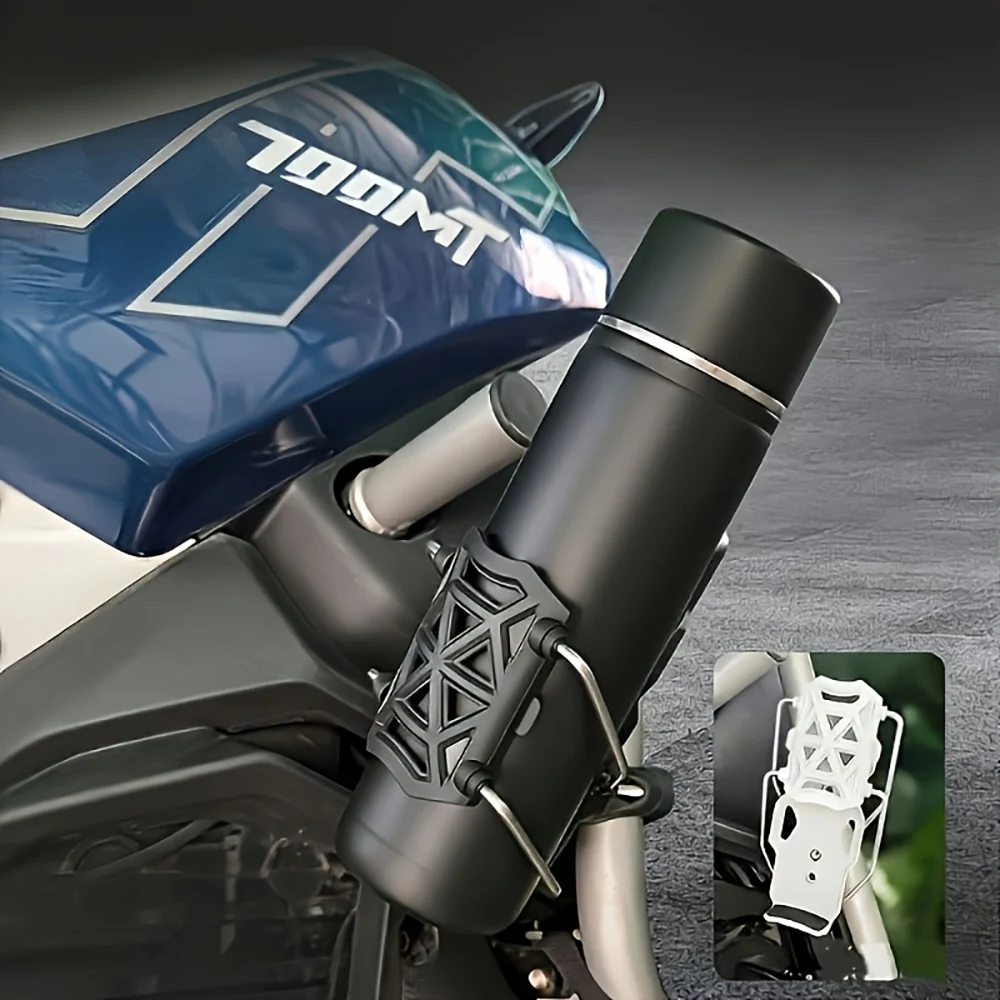360° Adjustable Motorcycle Bike Cup Holder Handlebar Cage Outdoor Ride Adaptive Water Bottle Bike Rotatable Folding Mount Stand
