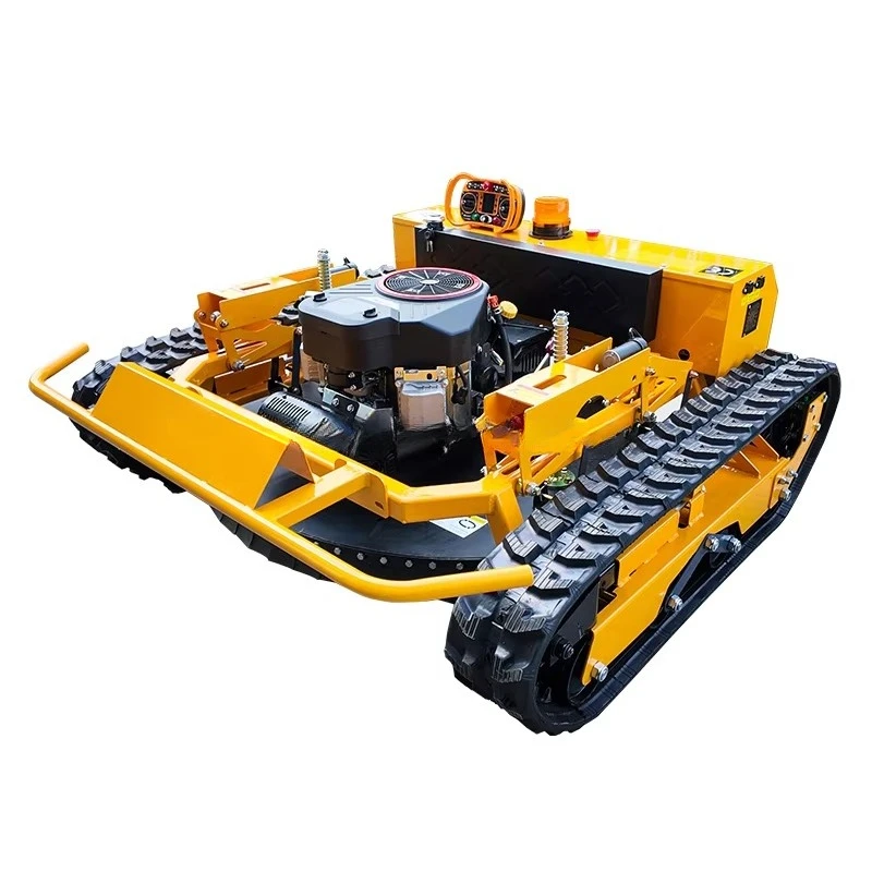 For~Wholesale Price Custom Self Propelled Mowers Remote Control Off-Road Tank Remote Control Lawn Mower Grass Cutter Machine