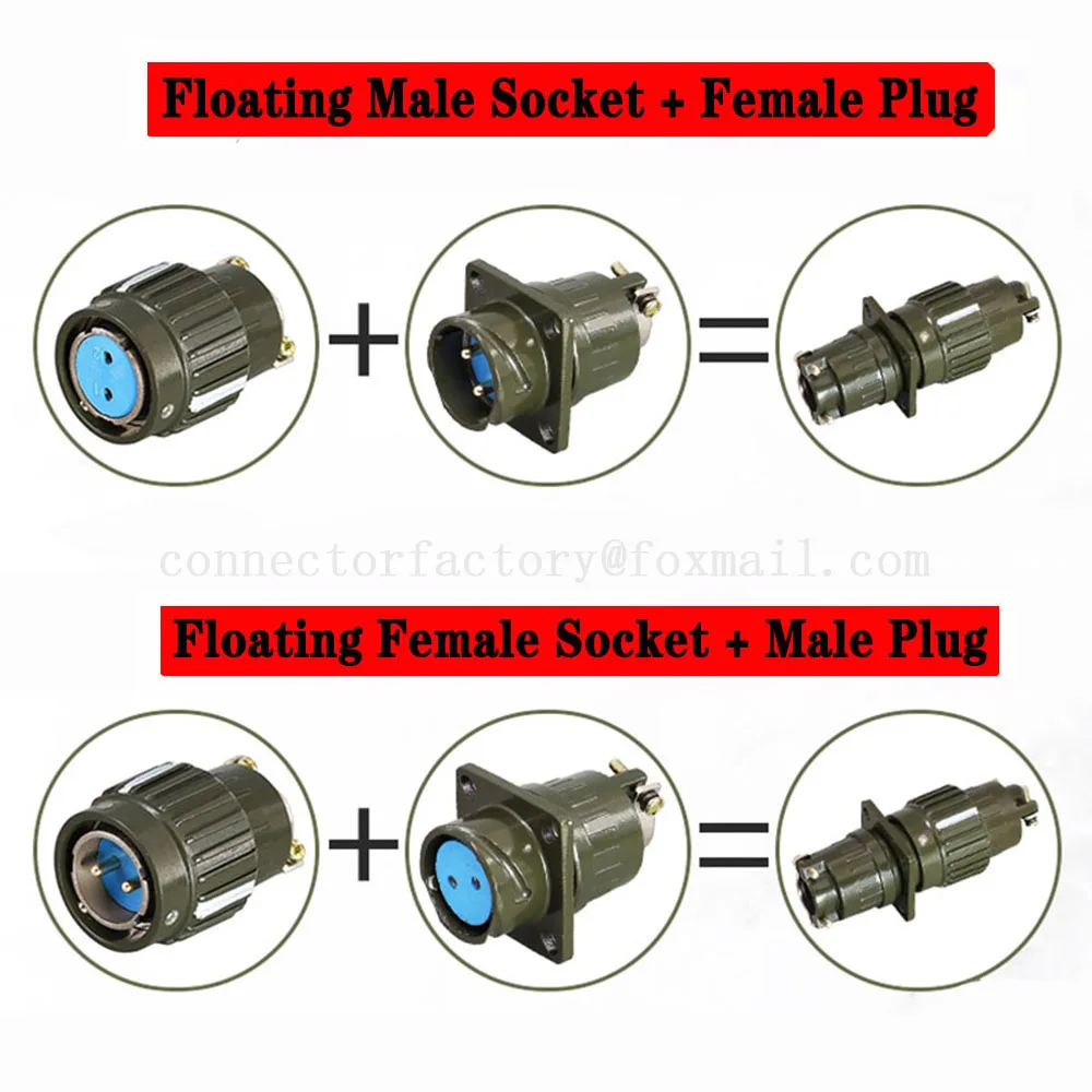 Y2M-Y21M Series Fast Buckle Aviation Cable Industry Connector Plug Socket Male Female 2 3 4 5 7 10 14 16 Pin Army Green