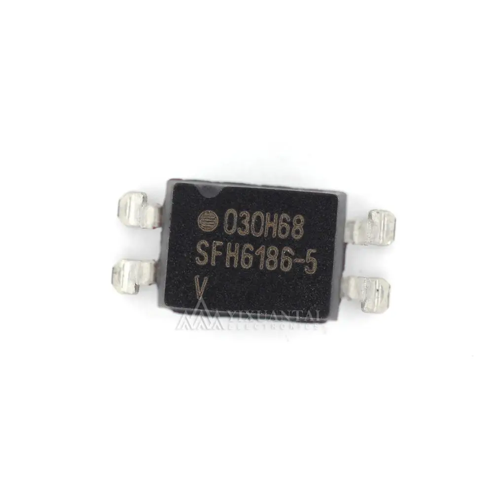 10pcs/Lot  SFH6186-4  SFH6186-4T  SFH6186-5  SFH6186-5T 【OPTOISOLATOR 5.3KV TRANS 4SMD】New