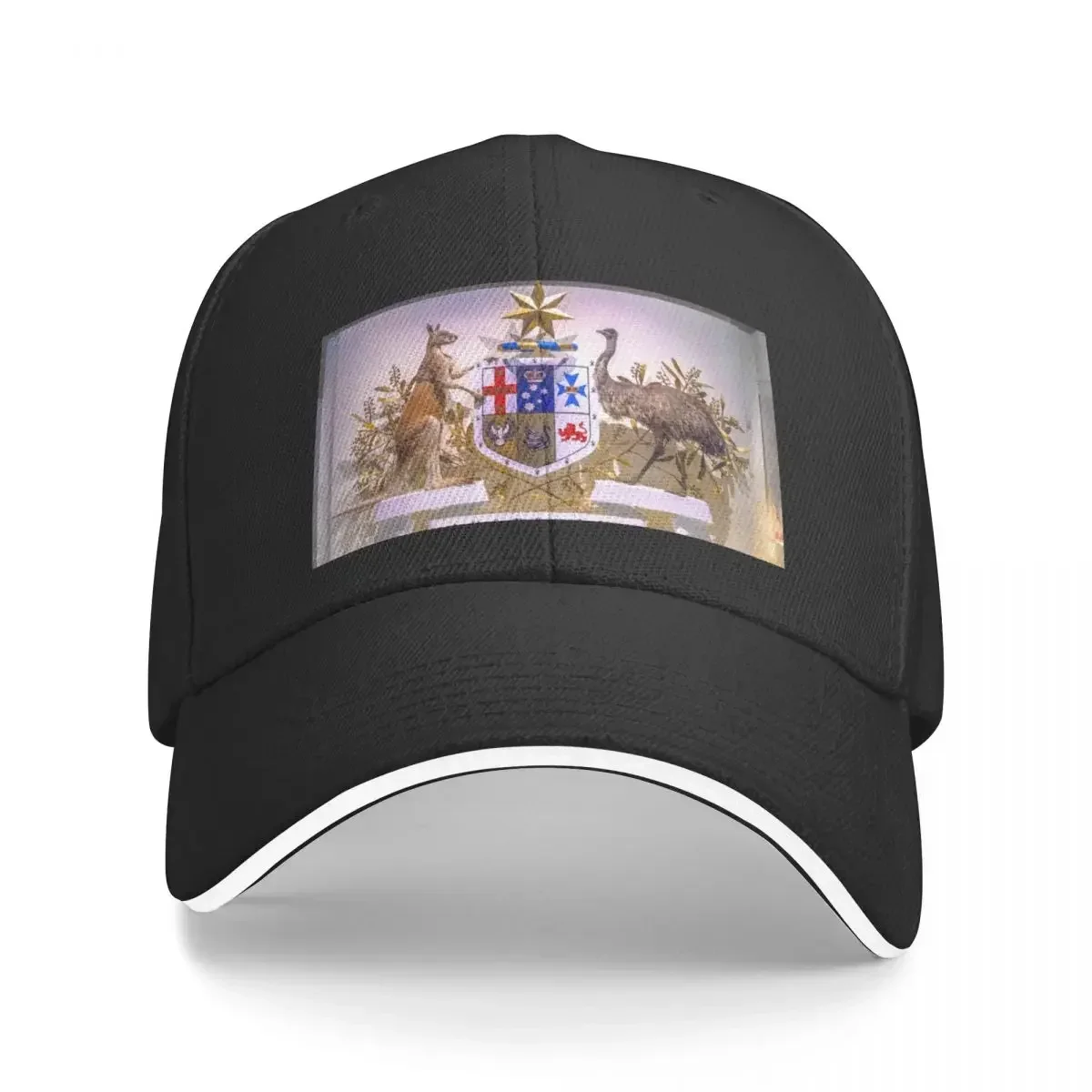 

Lifelike Australian Coat of Arms Baseball Cap Golf Hat Beach Horse Hat Men's Women's