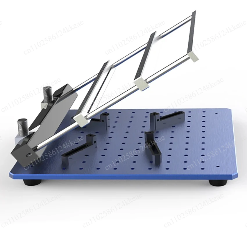 Precise Manual SMT Printing Workbench, 170*170mm Metal Stencil Printing Platform, Manual Circuit Board Printing Equipment