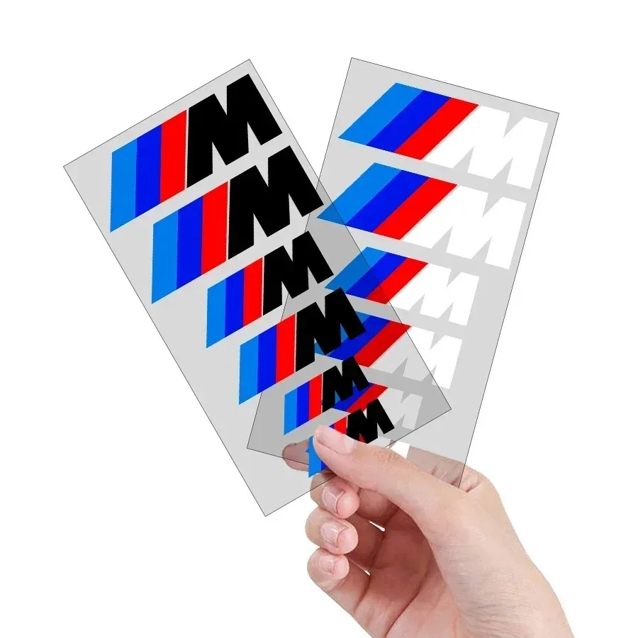 M Badge Caliper Sticker High Temperature Resistant Brake Modification 3D Sticker For BMW M8 M7 M6 M5 M4 M3 M2 M1 F30 F10 F15 E30