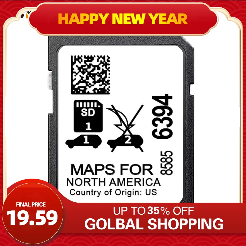 

for Buick Cadillac Chevrolet GMC Navigation System SD Card 32GB 2024 GPS Maps Easy Install Accessories