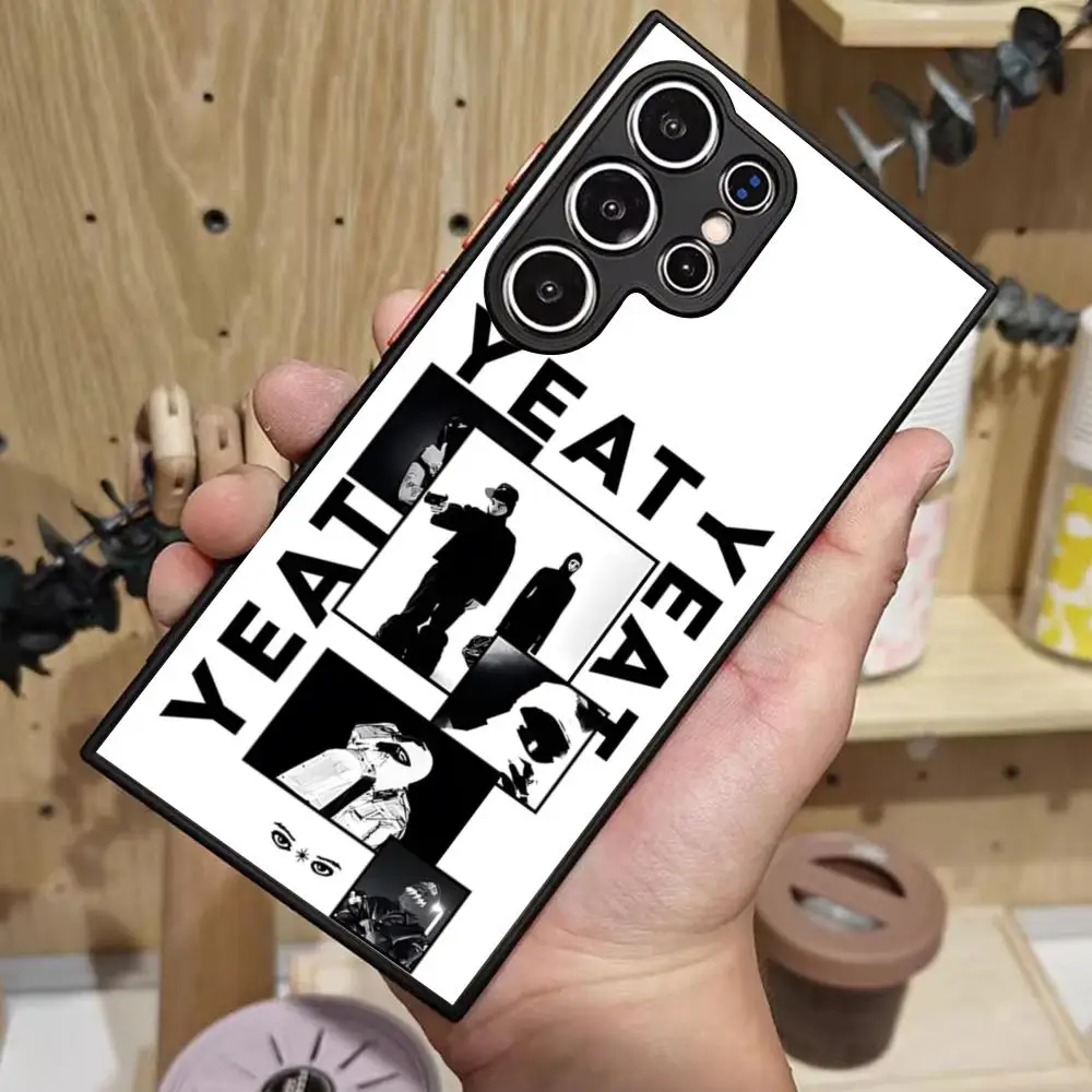 Чехол для телефона Singer Yeat Lyfestyle для Samsung S25 Ultra S23 S24 Fe S21 S22 Plus S23 Fe S24 Ultra S21 Fe, матовый чехол