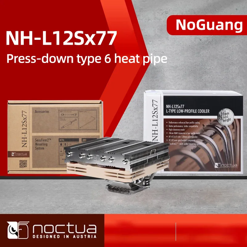 NOCTUA NH-L12Sx77 12cm thin fan blowing radiator supports LGA1700 AMD multi-platform NH-L12Sx77