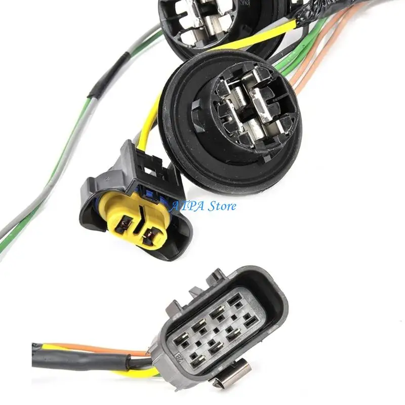 

U13C Easy Install Heavy Duty Front Lamp Wire Harness Headlight Connector For 1500 2500HD 3500HD Trucks 15841610