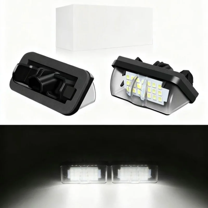 

2pcs 6000K White Led Tail Number License Plate Light No Erro for Toyota Rav4 Prius ZVW35 Auto Verfire Alphard Parts Accessories