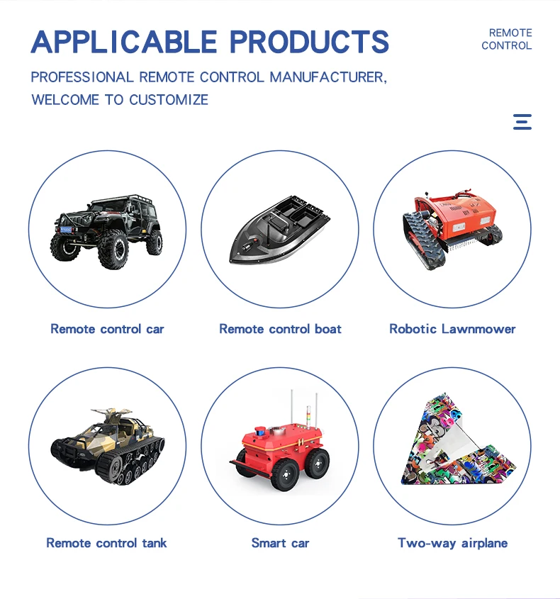 HOTRC DS-4A 4CH 2.4GHz Digital Radio Transmitter One-handed Control with F-04A Receiver for RC Car Truck Tank Crawler Boat Model