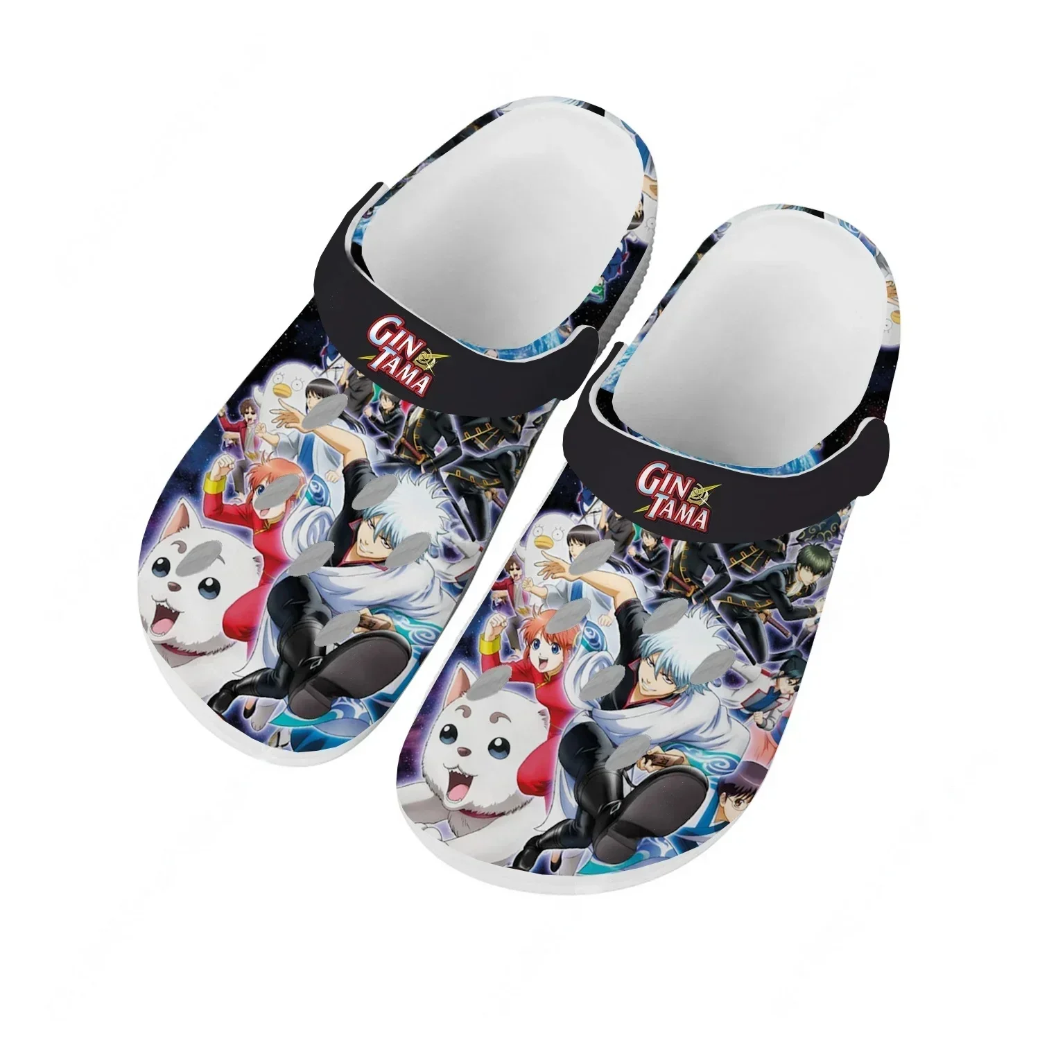

Gintama Water Shoes Mens Womens Non-slip Fashion Home Garden Clogs Customizd Sandals Beach Breathable Hole Slippers