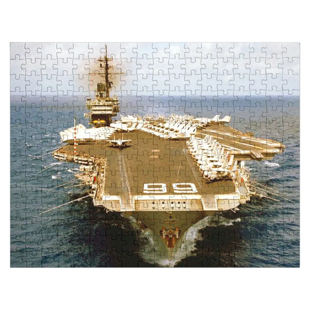 Uss america (CV-66) loja do navio jigsaw puzzle personalizado bebê objeto animal quebra-cabeça para adultos nome personalizado criança brinquedo