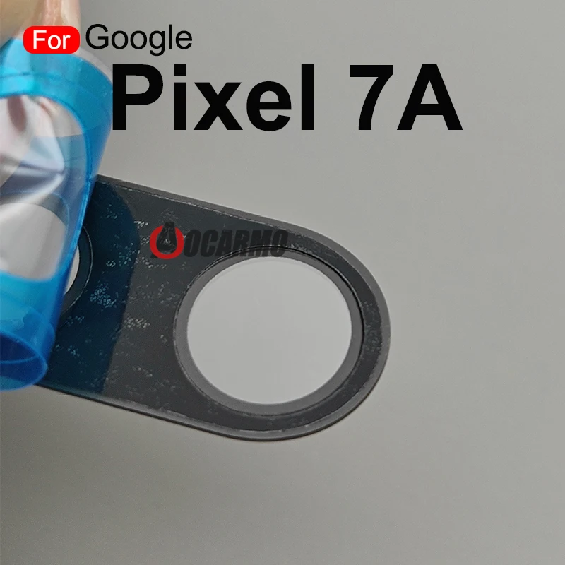 For Google Pixel 7A Rear Back Camera Lens With Frame Black White Blue Orange Replacement Parts