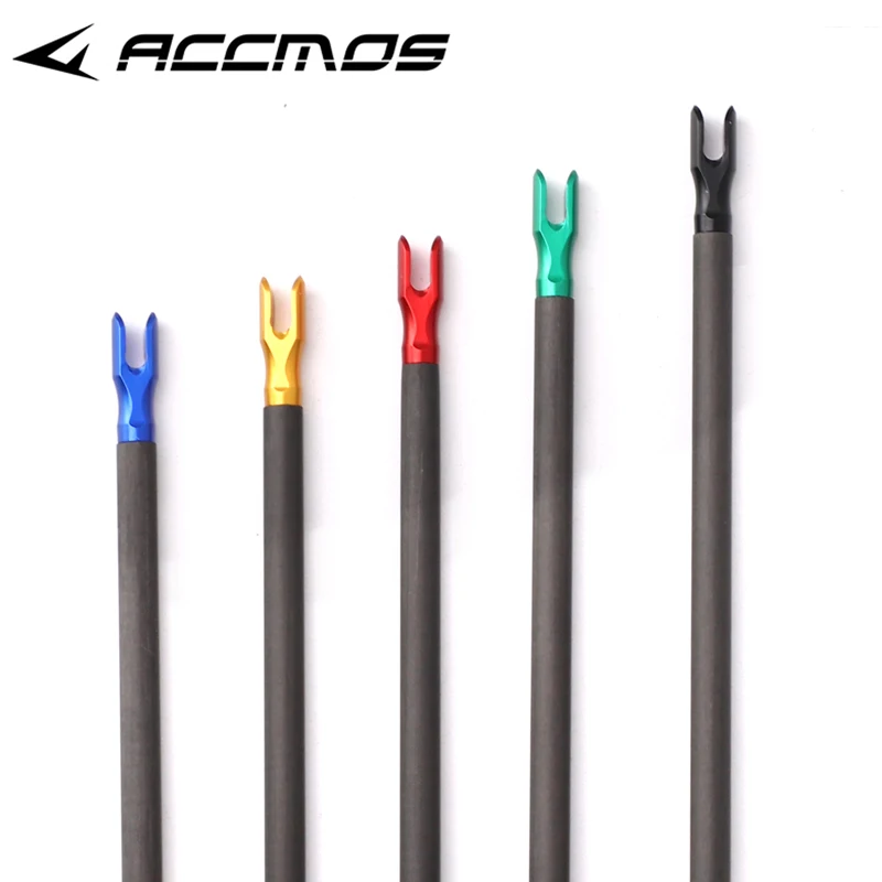 

6pc Aluminum Alloy Insert Arrow Nock Pin ID3.2mm 4.2mm 5.2mm 6.2mm Arrow Shaft Nock Pin Compound Recurve Shooting Accessories