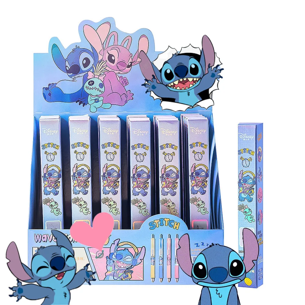 ปากกาเจลลายสติทช์ลิขสิทธิ์แท้จากดิสนีย์ 1 ชิ้น ปากกาสติทช์แบบกล่องสุ่ม ปากกาเจลแบบสุ่ม ของขวัญวันเกิด