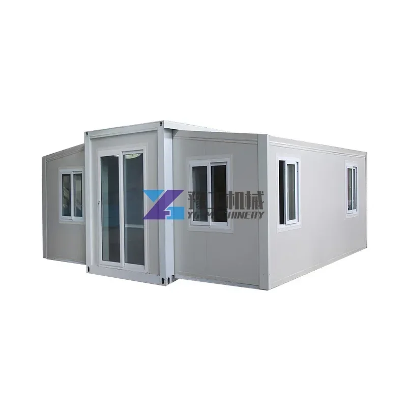 20 40ft Double Wing Expansion Box Habitable Container Mobile House High Quality Room with Customized Color Tiny Container House