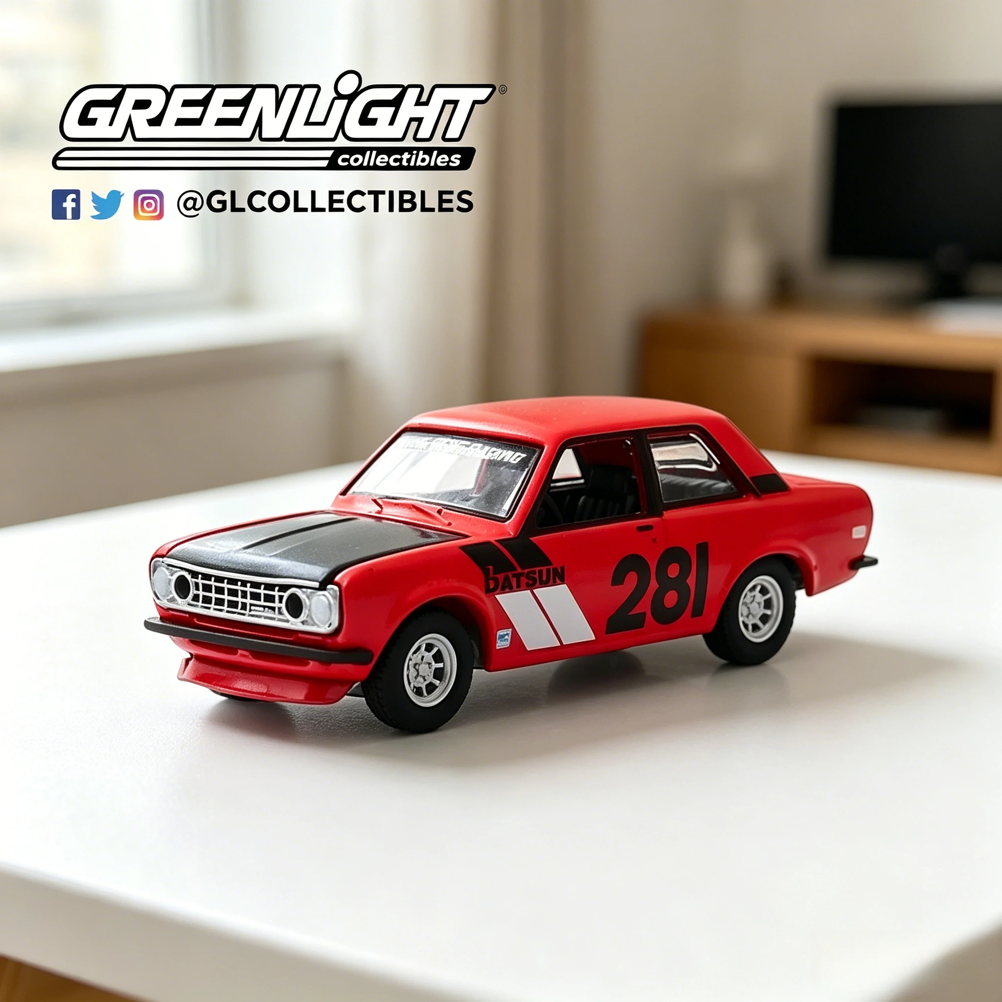 

GreenLight 1:64 Tokyo Torque Tokyo Series 6 1970 510 Diecast Model, Classic Collectible Car, Ideal Birthday Gift for Friends