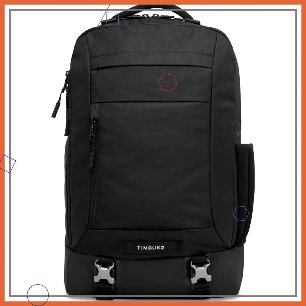 Mochila Premium Ecológica para Portátil con Diseño de Lujo en Negro para un Almacenamiento Seguro y Comodidad