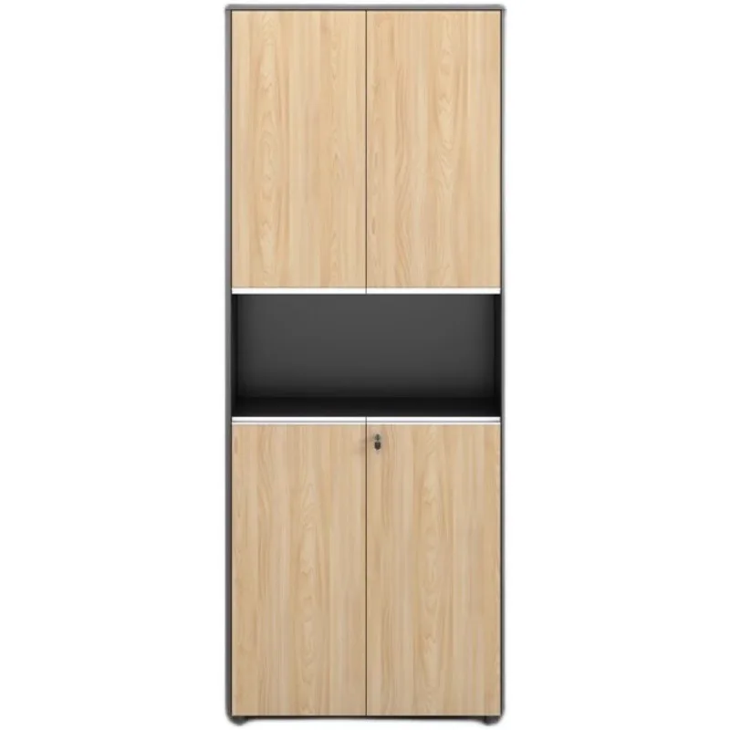 Simple and modern filing cabinet, high cabinet office, locked cabinet, floor finance room, storage cabinet data
