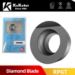 KaKarot RPGT1003-R5 RPGT10T3MO elmas ekle RPGT1204MO-R6 PCD alüminyum alaşım freze aracı CNC karbür CBN dönüm torna