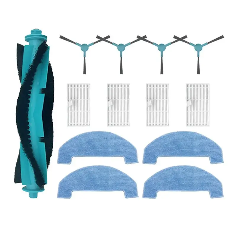 

Запасные части HHTL для Ultenic D10: основная и боковые щетки, HEPA-фильтр, салфетка для влажной уборки