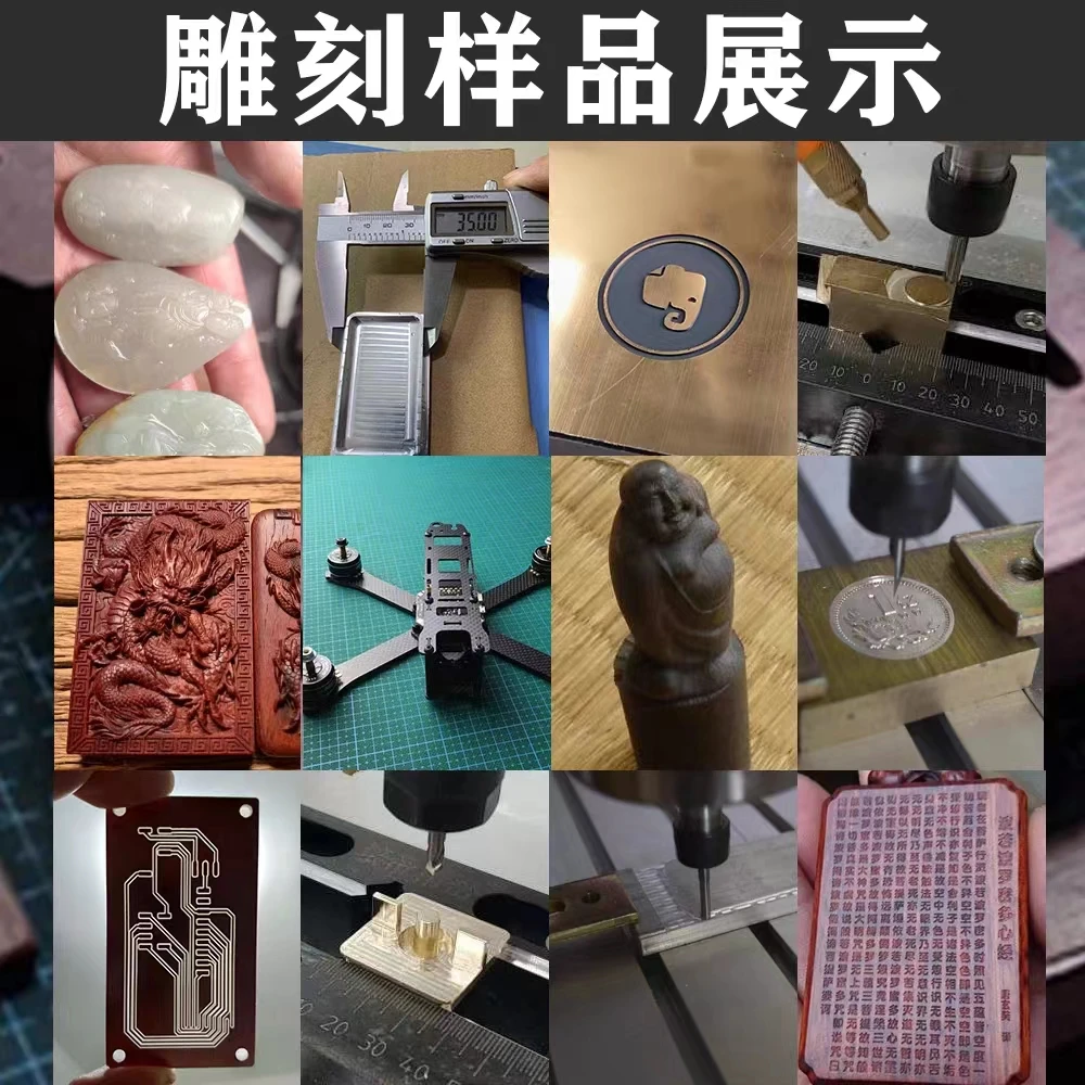 Small 3/4 Axis Wood CNC Engraving Machine - CNC Carving Router Models 3040, 4060, 8080