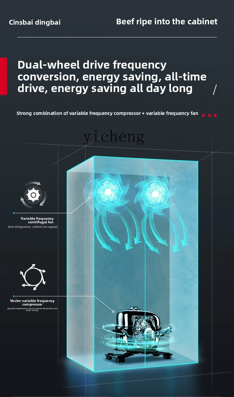 Vetrina congelata refrigerata per la conservazione della freschezza di scarico dell'acido di pesce d'alto mare commerciale TQH per ristorante bagnato e asciutto