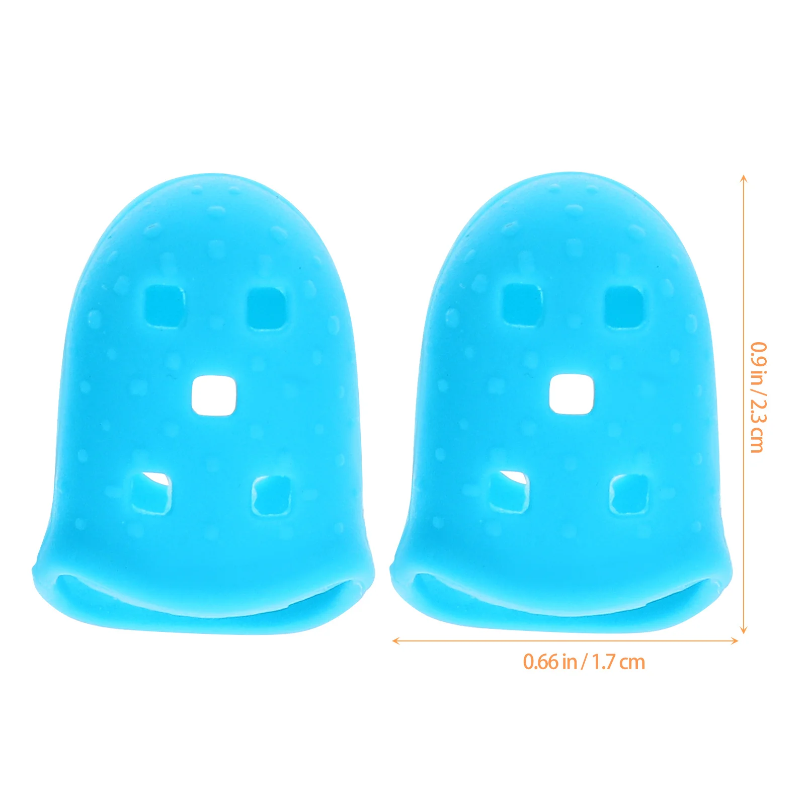 10 Buah Pelindung Ujung Jari Gitar Silikon Fleksibel Tanpa Bau Pelindung Jari untuk Gitar dan Ukulele S Pelindung Jari Silikon