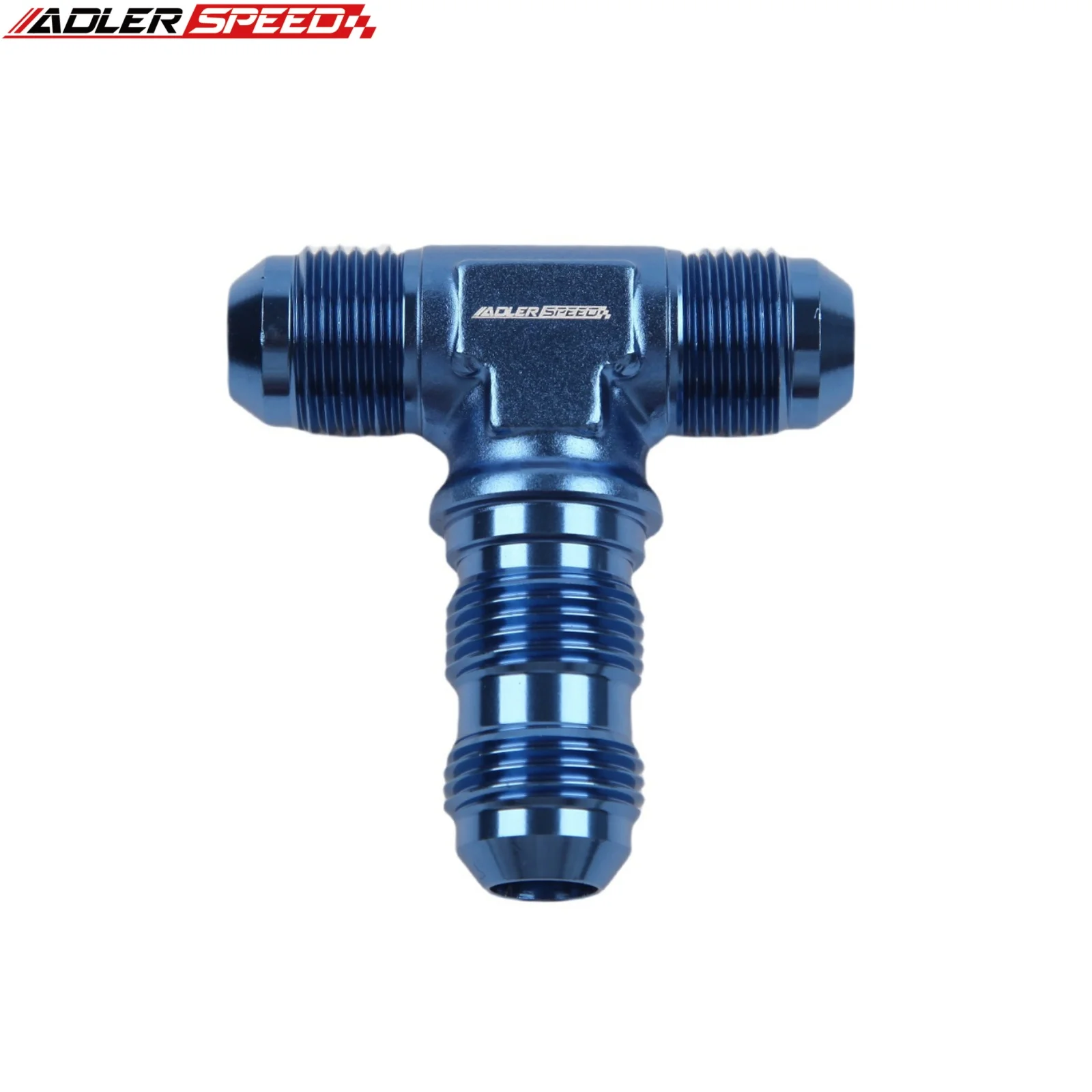 AN3 AN4 AN6 AN8 AN10 AN12 AN16 Male Bulkhead Tee T-piece Fuel Oil Fitting Adapter Blue