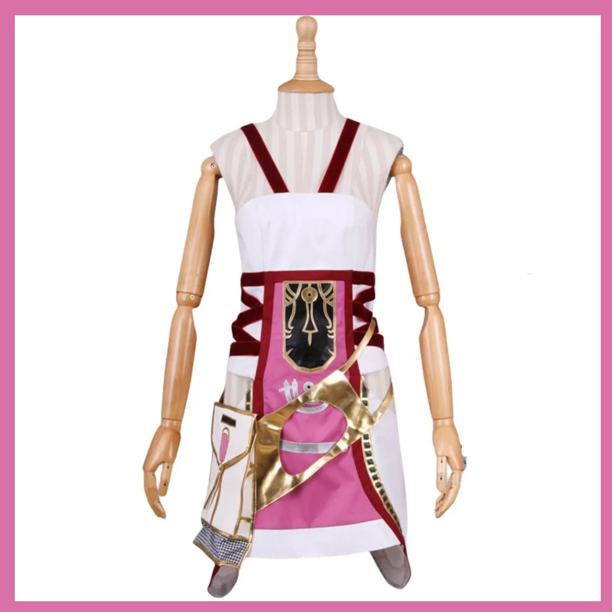 Anime Game Lightning Returns: Final Fantasy XIII Serah Farron Cosplay Costume Wig Combat Uniform Dress Woman Sexy Halloween Suit