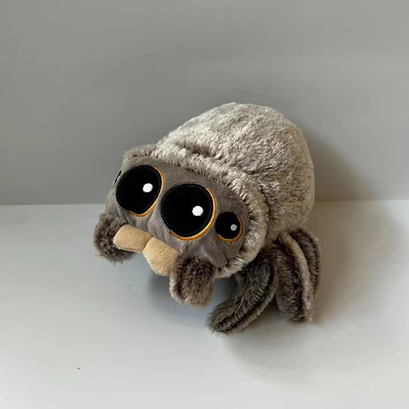 

Мягкая плюшевая игрушка-паук, черный плюшевый паук Лукас, имитация подушки-куклы, декор для игровой комнаты, подарок для детей