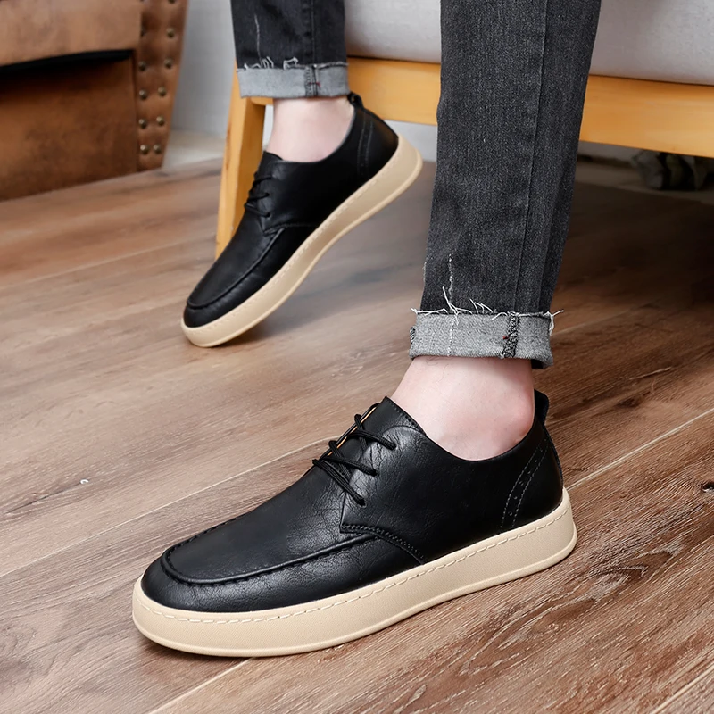 

Classic British Style Mens Business Elegant Leather Oxford Shoes Branded Lace Up Men Leather Casual Shoes Quality Handmade Shoes